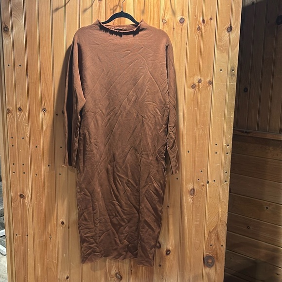 FRANK & EILEEN Isabelle midi fleece dress - Picture 1 of 5